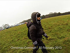 GoPro Orienteering 3km run with Oscar