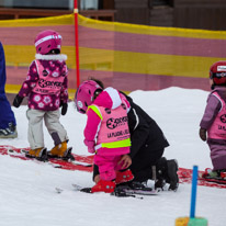 La Plagne - 11-17 March 2013 / Her first time on skis...