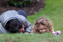 Cliveden - 31 March 2013 / Alana and Jess hiding from me...