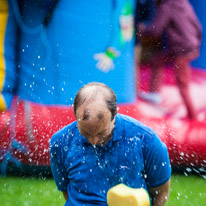 Henley-on-Thames - 22 June 2013 / Tim Hoskins getting wet...