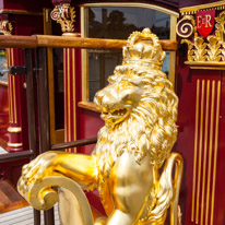Henley-on-Thames - 06 July 2013 / Details on Gloriana the magnificent boat of the Queen