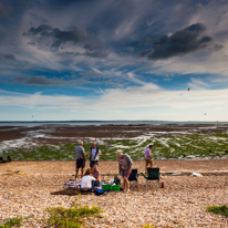 Hill Head - 09 August 2013 / Getting organised for the Cowes Week Fireworks