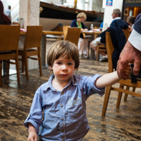 Portsmouth - 09 August 2013 / Master Thomas at the restaurant