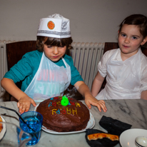 Henley-on-Thames - 10 October 2013 / Oscar blowing his birthday cake