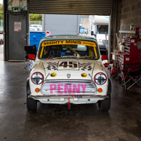 Donington Park - 19 October 2013 / An old-style mini