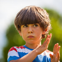 Greys Court - 17 August 2014 / Oscar dancing... moving...
