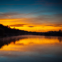 Henley-on-Thames - 14 December 2014 / Sunrise from Marsh Lock in Henley