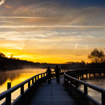 Henley-on-Thames - 14 December 2014 / Sunrise from Marsh Lock in Henley