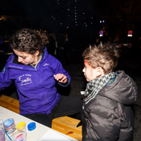 Samoens - 26 December 2014 / Oscar getting his face painted...