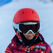 Samoens - 02 January 2015 / Alana ready to go...