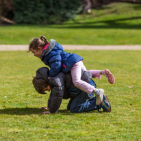 Henley-on-Thames - 1 March 2015 / Alana playing horsy with Oscar