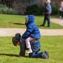 Henley-on-Thames - 1 March 2015 / Alana playing horsy with Oscar