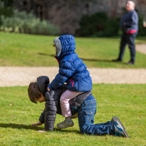 Henley-on-Thames - 1 March 2015 / Alana playing horsy with Oscar
