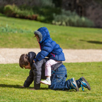 Henley-on-Thames - 1 March 2015 / Alana playing horsy with Oscar
