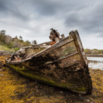 Scotland - 25 May 2015 / Wreck in Badachro