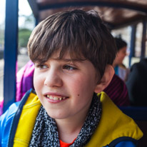 Exbury Garden - 02 April 2016 / Oscar in the train