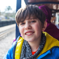 Exbury Garden - 02 April 2016 / Oscar in the train