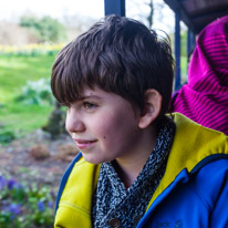 Exbury Garden - 02 April 2016 / Oscar in the train