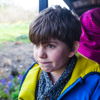 Exbury Garden - 02 April 2016 / Oscar in the train