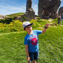 Corfe Castle - 08 May 2016 / Oscar exploring