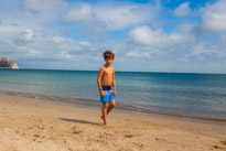 Swanage - 31 August 2016 / Oscar at the beach