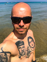 Agios Stefanos - 31 August 2017 / Beach somewhere north of Corfu during a road trip